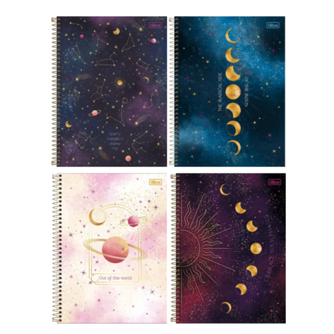 Caderno Espiral Universitário 10 Matérias Magic - Tilibra - comprar online