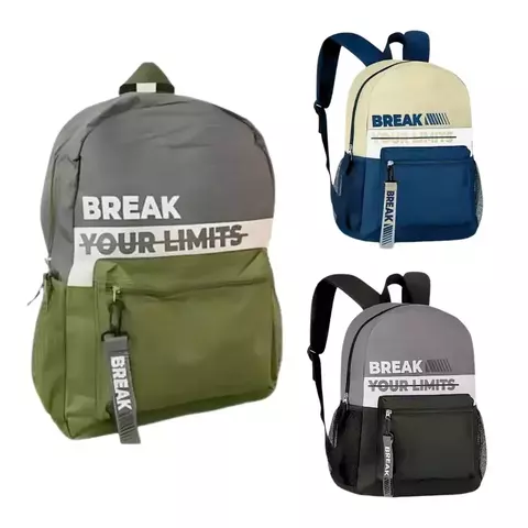 Mochila de Costas Escolar Break Your Limits - Clio - comprar online
