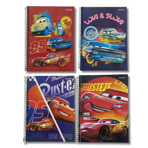 Caderno Espiral Capa Dura 1 Matéria 80 Fls Carros - Star School - comprar online