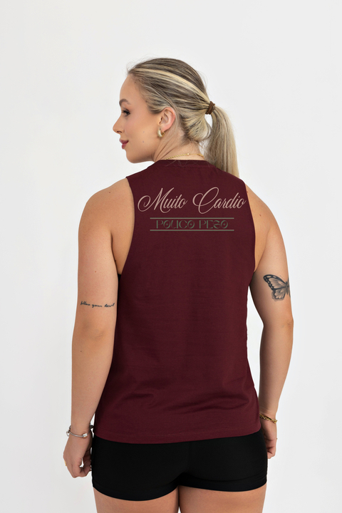 Regata Muito Cardio Bordo Feminina - comprar online