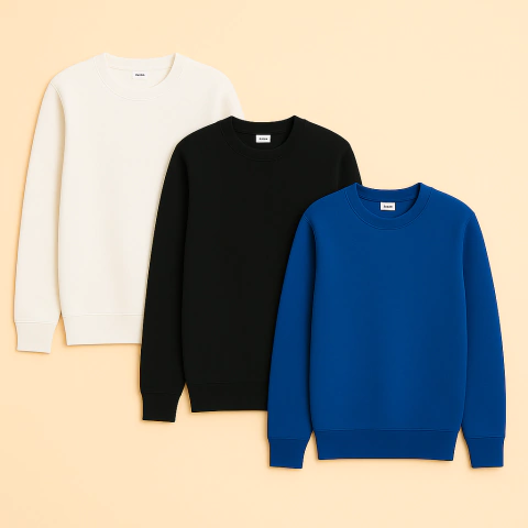 COMBO 3 Buzos Cuello Redondo Hombre - comprar online