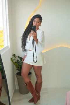 BLUSA TULE AMARRAÇÃO - loja online