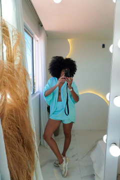 Conjunto Dunna Short Saia \+ Kimono