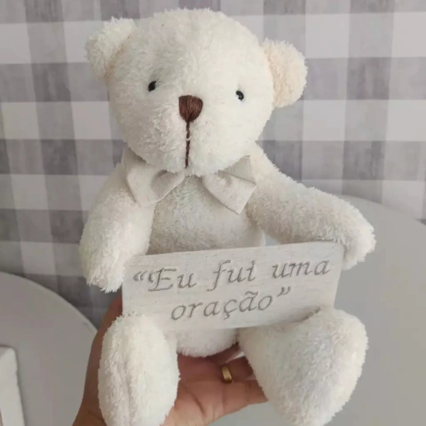 Urso Teodor com Placa