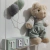 Quadro Urso Teo bege com Balão - comprar online