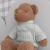 Urso Teodor com Suéter 35 cm - Pequeno Mundo  Ateliê Jaqueline Ferreira