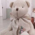 Ursa de tricô Gabi com laço bordado - comprar online
