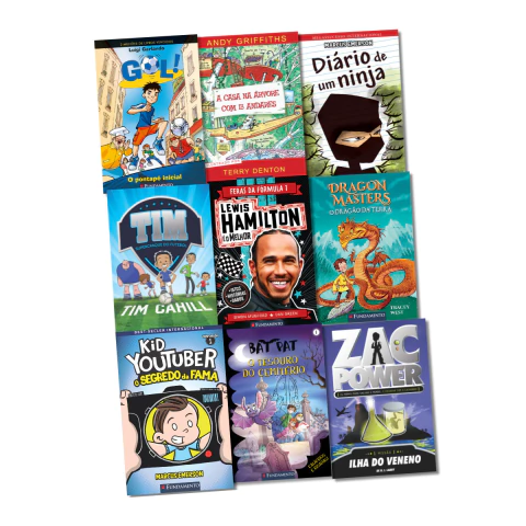 Kit 9 Livros Infantis para Meninos de 7-9 Anos - comprar online