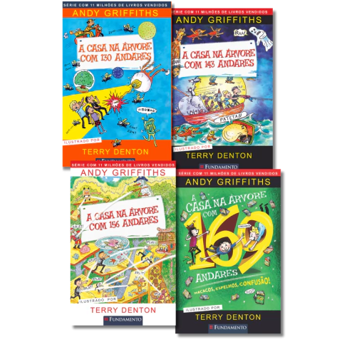 Kit de Livros: A Casa na Árvore Com 130, 143, 156 e 169 Andares - comprar online