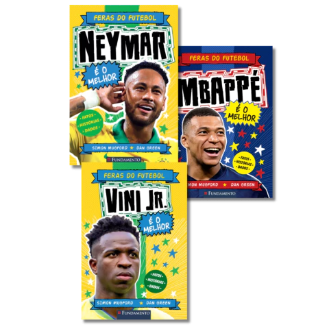 Kit Feras Do Futebol: Neymar + Mbappé + Vini Jr - comprar online