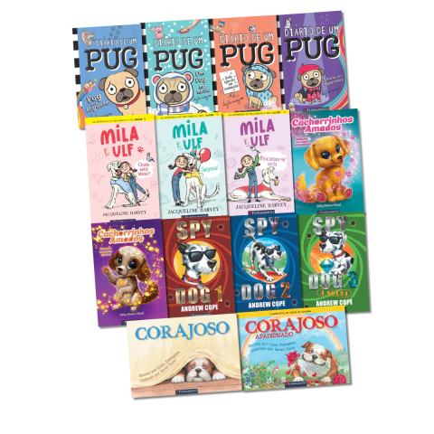Kit 14 Livros Infantis de Pets - comprar online