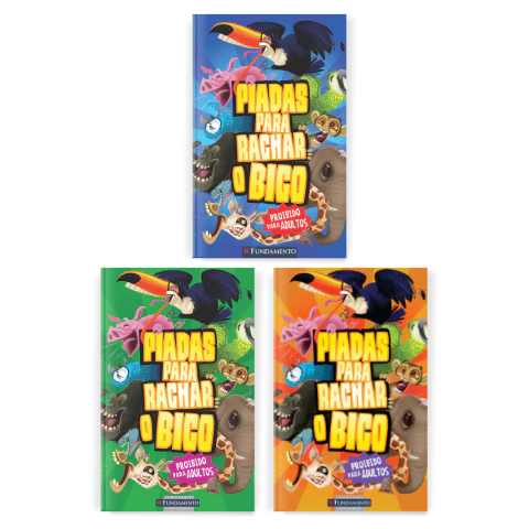 Kit Piadas para Crianças - Piadas para Rachar o Bico - 3 Livros - comprar online