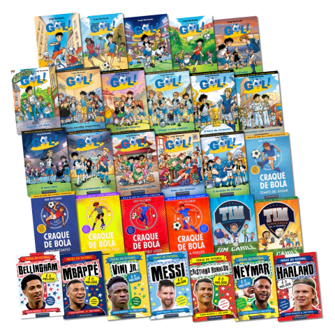 Kit 30 Livros de Futebol - comprar online