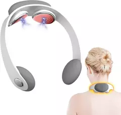 Imagen de PACK 2x1 RELAX TOTAL – Masajeador Cervical para contracturas + Masajeador de Cabeza para estrés y caída capilar