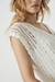 REMERA GUIPUR ESTILO CHALECO (R367)