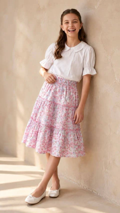Blusa com golinha e aviamento Marta - comprar online