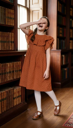 Vestido babados de laise Bianca - comprar online