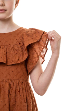 Vestido babados de laise Bianca - comprar online