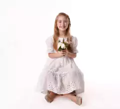 Vestido Albertina em Laise Off White - comprar online