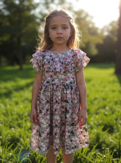Vestido Ágata floral militar na internet