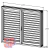 VENTANA 1.20X1.00 CON CELOSIÁS ALUMINIO BLANCO - SuperPrecio