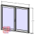VENTANA 1.20X1.00 VIDRIO ENTERO ALUMINIO BLANCO en internet