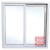 VENTANA 1.50X1.50 VIDRIO ENTERO ALUMINIO BLANCO - comprar online