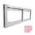 VENTILUZ 1.00X0.40 ALUMINIO BLANCO - comprar online