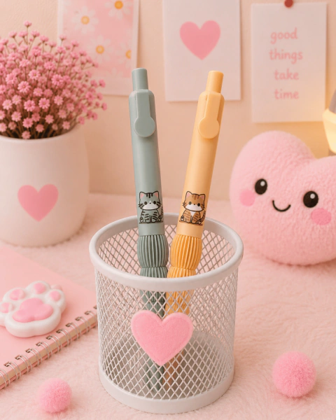Caneta Fofa Gatinho