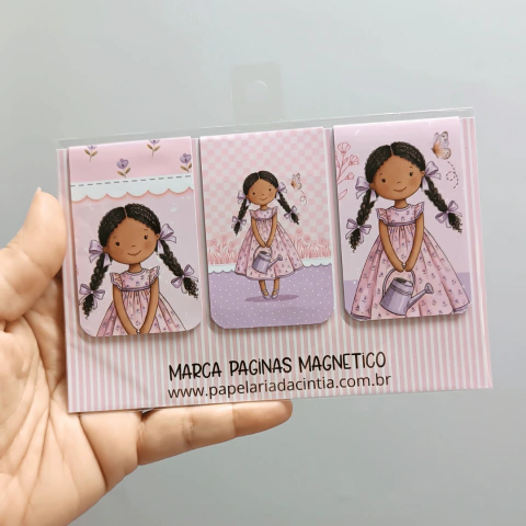 Trio de Marca Páginas - Bonequinhas 6