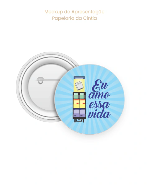 Lembrancinha Pioneiros - Botton Modelo 11