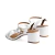 Sandália Vizzano Salto Grosso Feminina Com Fivela Conforto - comprar online