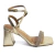 Sandália Vizzano Feminina Salto Bloco Strass Festa 6464-119 - comprar online