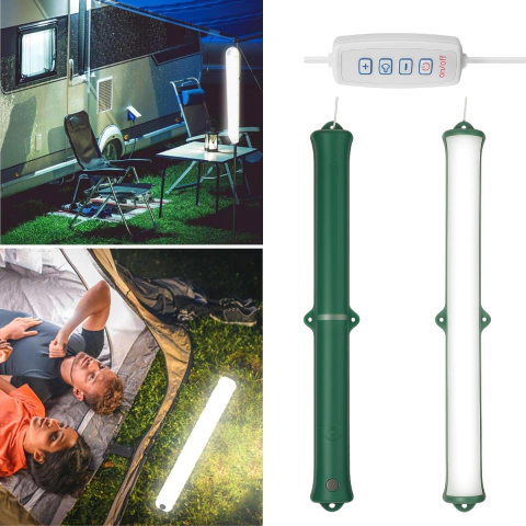 Linterna Luz Led Inflable Farol de Noche Potente 4 Modos Regulable