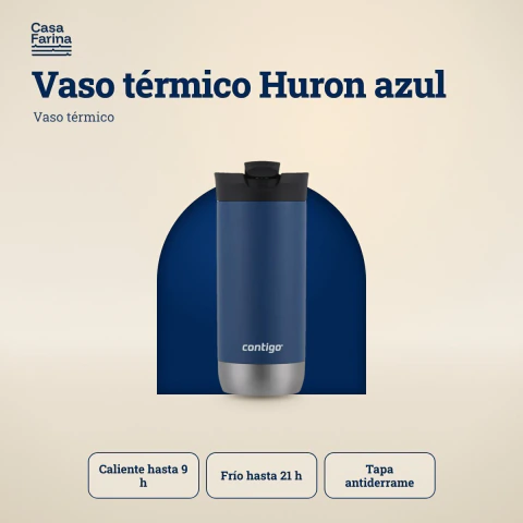 Vaso térmico Contigo Huron azul