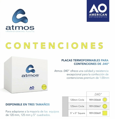 Placas ATMOS Contenciones .040" (1mm) - comprar online