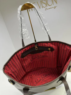 Bolsa Neverfull LV | Marrom na internet