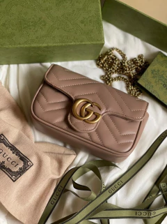Bolsa GG Marmont Mini | Bege