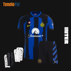 ¡PROMOCIÓN! | CONJUNTO DE FÚTBOL EUROPEO PARA NIÑO + CANILLERAS DE REGALO - Tenelo Ya