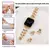 Imagen de Malla Para Apple Watch Blanca O Negra Correa Love Mujer