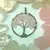 Dije de Arbol de la Vida en piedras semipreciosas, acero quirúrgico y alpaca - tienda online