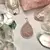 Dije de gota grande de piedra semipreciosa - comprar online