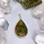 Dije de gota grande de piedra semipreciosa - tienda online