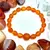 Pulseras de Ágata Cornalina con adorno - comprar online