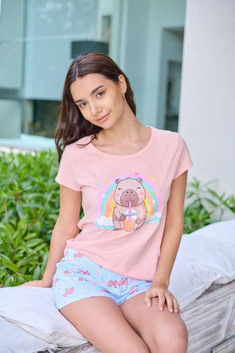 Pijama Capibara (S al 4XL) - comprar online