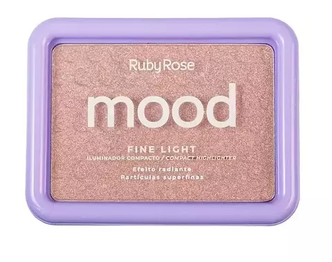 ILUMINADOR COMPACTO RUBY ROSE MOOD FINE LIGHT EFEITO RADIANTE
