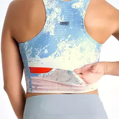 Safetti Top Corrida Fem Cropped Cloud na internet