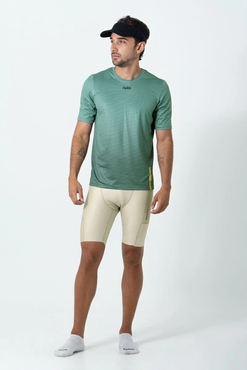 Safetti Camiseta Corrida Masc Semplicitá Cadet Blue