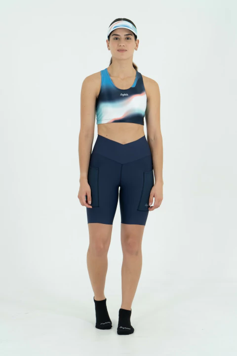 Safetti Bermuda de Corrida Feminina Titán Marinho