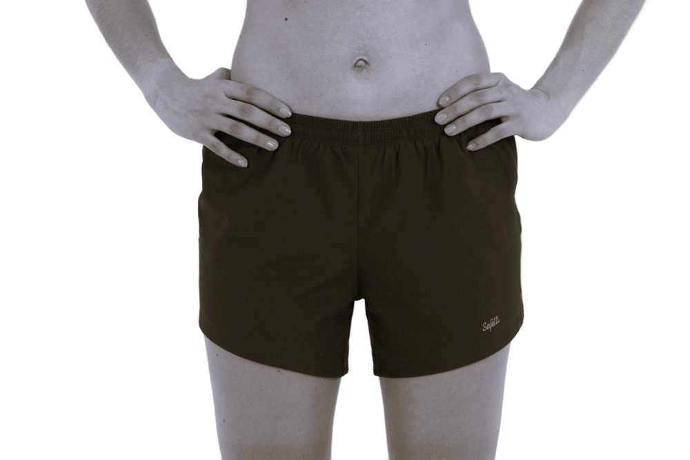 Safetti Short de Corrida Fem Mezzanotte Preto